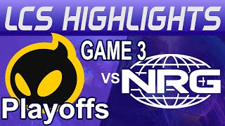 DIG vs NRG Highlights Game 3  LCS Summer 2024 Playoffs Round 1  Dignitas vs NRG Kia by Onivia [upl. by Aranat380]