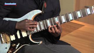 Ibanez TAM100 Tosin Abasi Signature 8string Guitar Demo  Sweetwater Sound [upl. by Tsepmet]