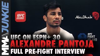 Alexandre Pantoja ready to step in to title fight  UFC on ESPN 30 prefight interview [upl. by Haela]