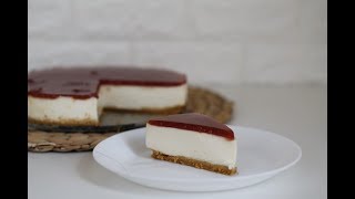 Cómo hacer tarta de queso Philadelphia sin gluten sin lactosa y sin horno [upl. by Evadnee]