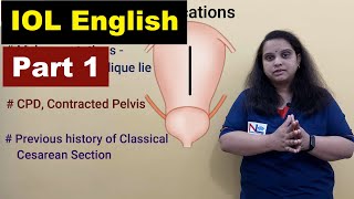 Induction of Labour  Part 1 English  Indications amp Contraindications  Nursing Lecture [upl. by Ardnahs]