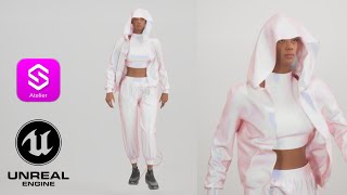 How To Make Realtime Clothes Simulation On A Metahuman With Style 3d tutorial unrealengine [upl. by Olram286]