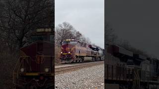 NS 8102 “Pennsylvania” leads 61C nstrains nsrailfans railfan heritageunit pennsylvania [upl. by Clarinda]