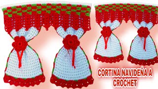 Cortina tejida a CROCHET paso a paso TIPS BÁSICOS [upl. by Jemmy]