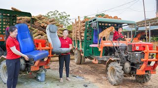 Duyen Came To Change The Truck Seat To Be More Comfortable  Buy Wood To Sell To Wood Factory [upl. by Aniat268]