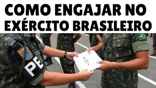 Como Engajar  Seguir Carreira Militar no Exército Brasileiro [upl. by Annoeik]