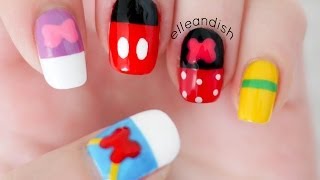 Walt Disney Friends Inspired Nails [upl. by Umeko966]