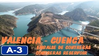 A3 Autovía del Este Viaductos del Embalse de Contreras  Valencia  Comunidad Valenciana  España [upl. by Batha]