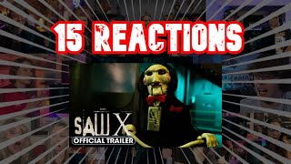 SAW X Official Trailer  Reactions mashup [upl. by Nylyak370]