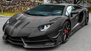 Lamborghini Aventador Carbonado EVO  The Black Diamond from MANSORY😎 [upl. by Gievlos]