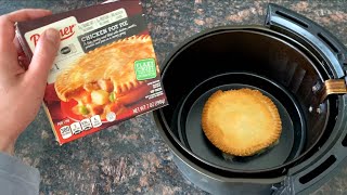 Air Fryer Frozen Pot Pie  How To Cook Frozen Chicken or Turkey Pot Pie In The Air Fryer [upl. by Tamis861]