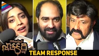 Gautamiputra Satakarni Movie Team Response  Balakrishna  Krish  Shriya  Telugu Filmnagar [upl. by Amalle]