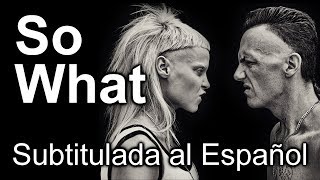 SO WHAT  Die Antwoord  Subtitulada [upl. by Carhart]