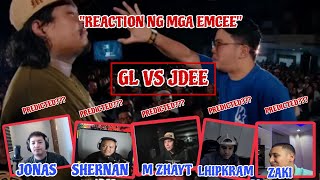 GL VS JDEE  REACTION NG MGA EMCEE  PREDICTED LINES NGA BA [upl. by Marissa]