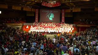 Kahuku Graduation 2018 Haka in 4K [upl. by Enirtak]