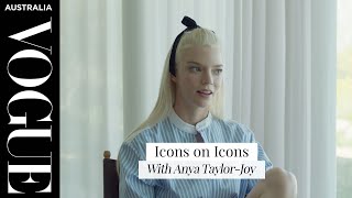 Anya TaylorJoy plays Icons on Icons  Vogue Australia [upl. by Moishe]