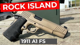 Review Rock Island Armory  1911 A1 FS  Is it worth buying [upl. by Esorbma]