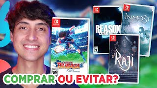 COMPRAR OU EVITAR NO SWITCH Captain Tsubasa  Inmost  Raji  Casual Puzzle  Análises de Agosto 2 [upl. by Trebleda]