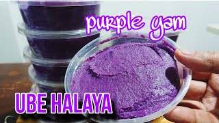 UBE HALAYA RECIPEPurple Yam JamFILIPINO DESSERT [upl. by Aliet]