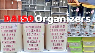 DAISO Shopping  ORGANIZERS amp STORAGE for Home Kitchen Stationery  HAUL [upl. by Eecak476]