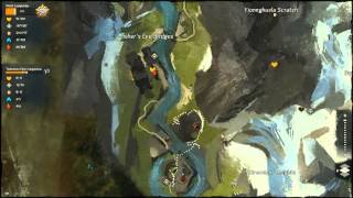 Guild Wars 2  Timberline Falls Vista Points Tutorial [upl. by Eicaj]