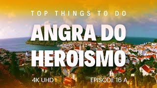 TERCEIRA ISLAND AZORES TOP THINGS TO DO IN ANGRA DO HEROISMO 2024  CITY GUIDE 4K UHD [upl. by Mou27]