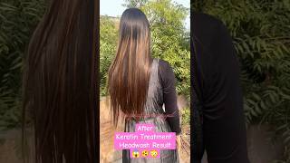 After Keratin Treatment Headwash Result😱😳❤️ surusayyed surufam keratintreatment youtubeshorts [upl. by Nasaj367]