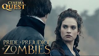 Pride And Prejudice And Zombies  Elizabeth Comes To Darcys Rescue  Cinema Quest [upl. by Anhoj]