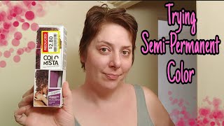 Loreal Colorista SemiPermanent hair color  Lets Try It [upl. by Shena51]