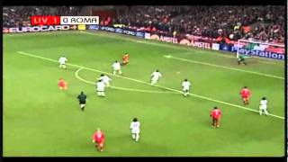 Le grandi parate di Francesco Antonioli in Liverpool  Roma del 19 marzo 2002 [upl. by Ragan]