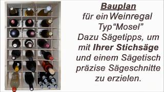 Anleitung ein Weinregal aus Holz günstig selber bauen ebay [upl. by Sainana356]