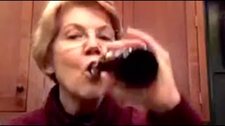 A Relatable New Years Beer with Elizabeth Warren CRINGE [upl. by Heinrik113]