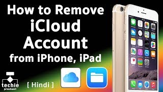 How to Remove iCloud Account from iPhone iPad HINDI [upl. by Kimbell]