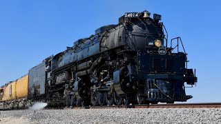 Big Boy 4014 in California Worlds Biggest Steam Train [upl. by Oiruam198]