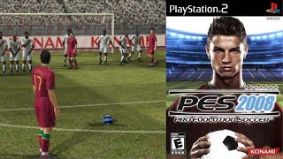 PES 08 Pro Evolution Soccer 2008  PS2 ISO PCSX2 [upl. by Sulihpoeht]