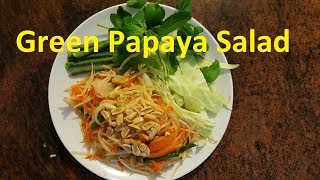 How to make Papaya salad [upl. by Leonidas]