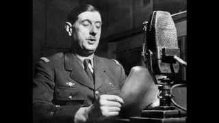 Appel du 18 juin 1940  DIscours enregistré le 22 juin 1940 par le Général de Gaulle [upl. by Zetes]