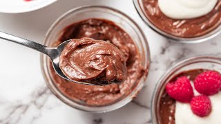 DECADENT VEGAN CHOCOLATE PUDDING EASY RECIPE GF WFPB [upl. by Cartwright]