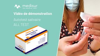 Tuto de lautotest salivaire SARSCoV2 ALLTEST  MEDISUR [upl. by Arundell]