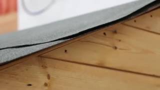 How to fix damaged roofing felt on your garden shed [upl. by Airekal68]