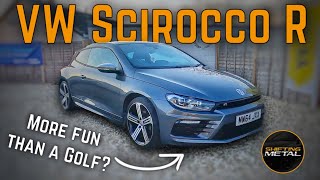 Is the VW Scirocco R more fun than the Golf R Test drive and review 2014 [upl. by Wolk116]