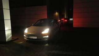 Knight Rider  Tesla Party  Tesla Custom Lightshow  Lichtspektakel [upl. by Jelks437]