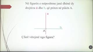 4 02 025  Java e pestë  Matematikë  Drejtëzat normale [upl. by Jenna]