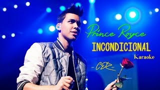 Prince Royce  incondicional karaoke instrumental CDZ [upl. by Leanahtan446]