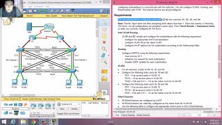 3312 Packet Tracer  Skills Integration Challenge [upl. by Zetrauq]