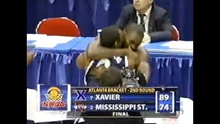 2004 NCAA Tournament 2nd Round 7 Xavier vs 2 Mississippi State Basketball Full Game 32104 [upl. by Ameh]