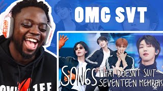 MUSALOVEL1FE Reacts to songs that doesnt suit seventeen members [upl. by Reggy]