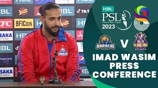 Karachi Kings Captain Imad Wasims Press Conference  HBL PSL 8 [upl. by Ttennaj]