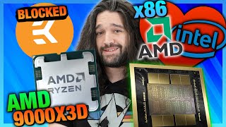 HW News  AMD 9800X3D GN Updates x86 Intel amp AMD Partnership EK Bank Accounts Blocked [upl. by Mencher595]