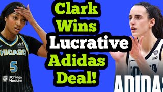 Caitlin Clark Triumphs Over Angel Reese with Major Adidas Deal  Nikes Silence Speaks Volumes [upl. by Sotos]